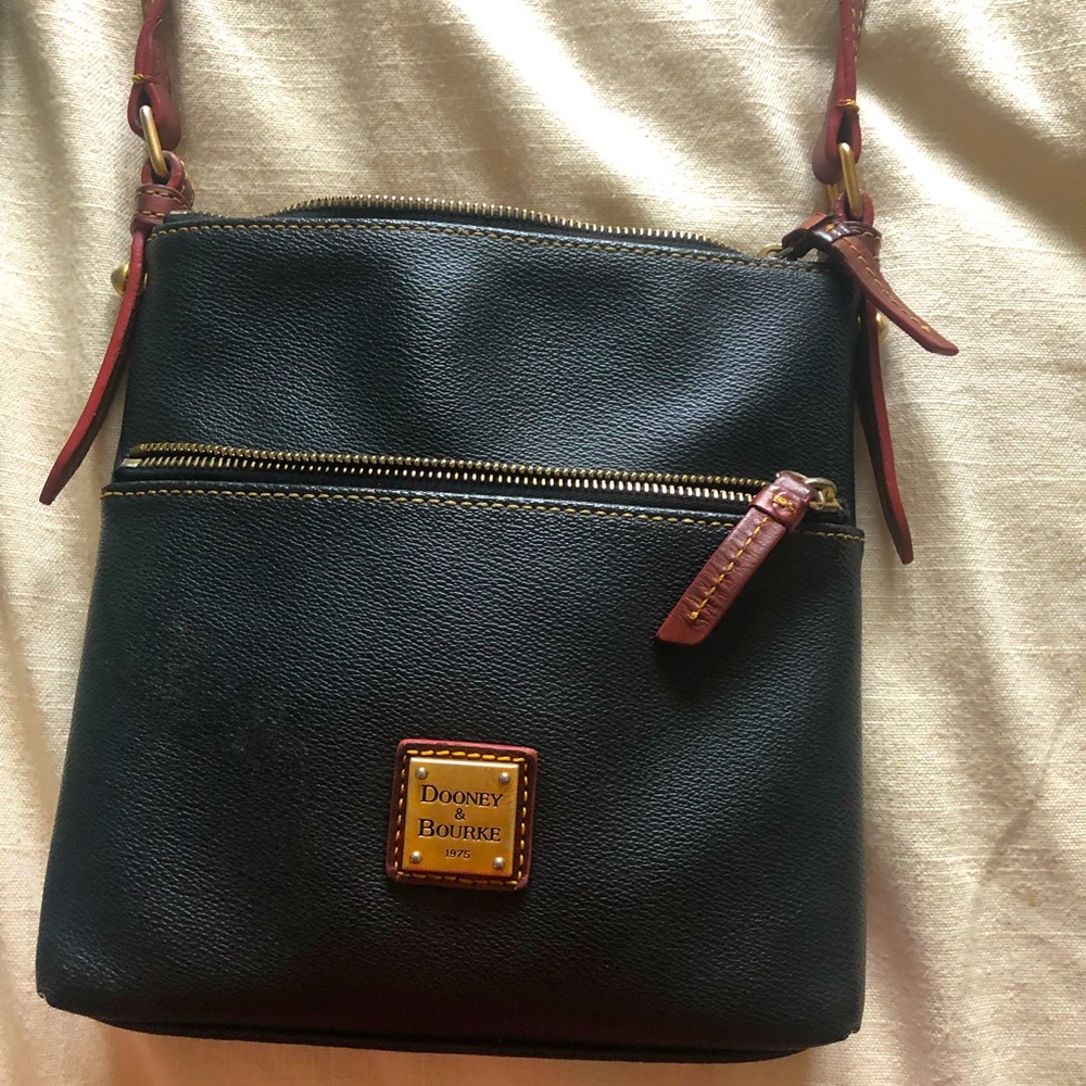 Dooney and Bourke Black Leather Crossbody